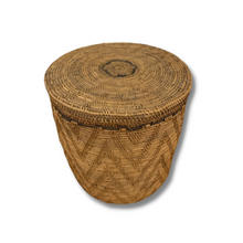 Charger l'image dans la galerie, Panier cylindrique en rotin