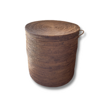 Charger l'image dans la galerie, Petit panier cylindrique en rotin