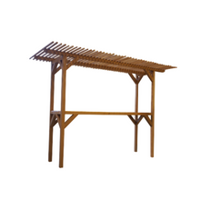 Charger l'image dans la galerie, Apportez une touche chaleureuse à la décoration de votre espace extérieur grâce à ce bar tiki en teck. Parfait pour vos soirées, moments festifs et instants de partage avec les convives autour d'une délicieuse boisson rafraichissante lors des journées ensoleillées.