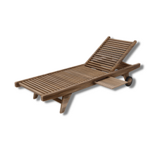 Charger l'image dans la galerie, Transat simple en teck